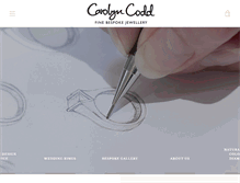 Tablet Screenshot of carolyncodd.com